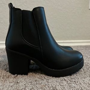Black boots